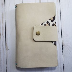 Leather traveler's Notebook Size 7.5 x 5'
